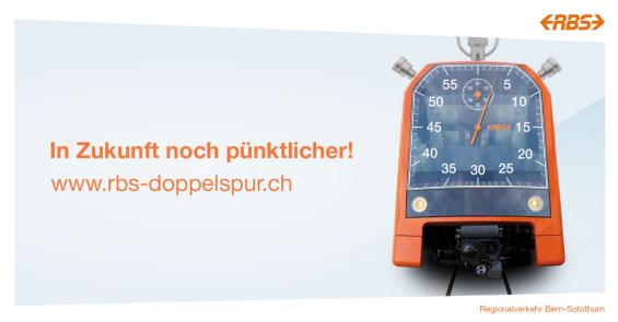 In Zukunft noch pünktlicher!