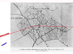 Plan von Moosseedorf von 1721