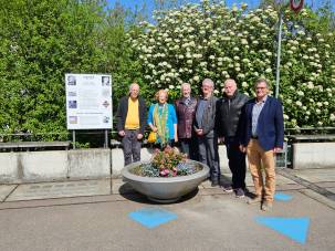 von links: Jakob Bill, Chantal Bill-Grenier, Hans Gamper, Stefan Meier, Peter Bill, Peter Scholl