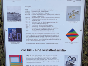 Die Details der erneuerten Tafel